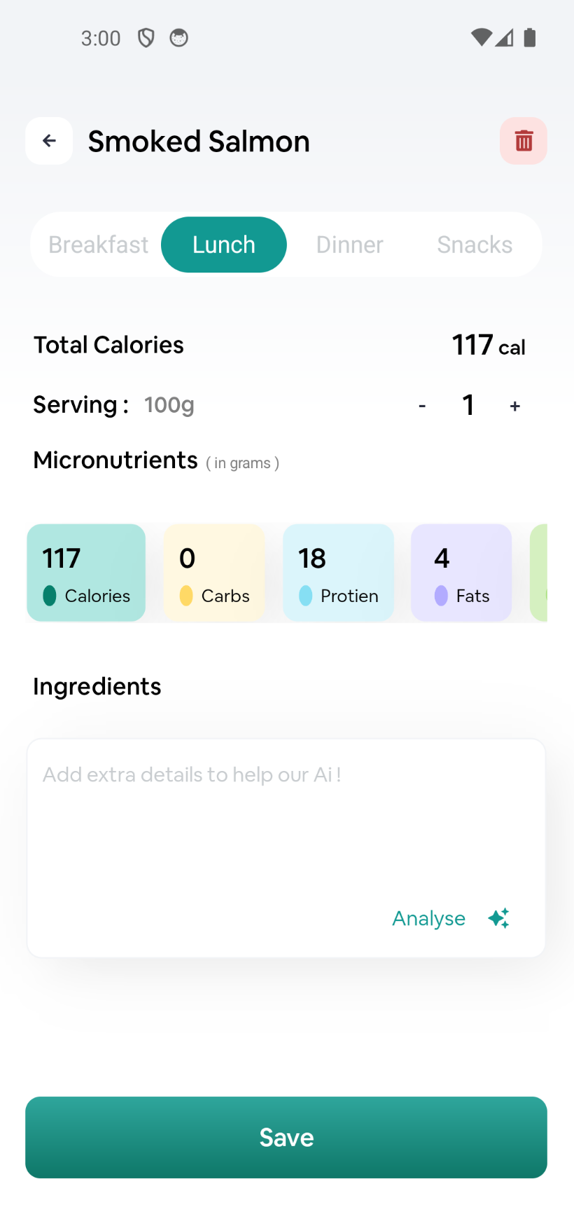 DietiAI app home screen